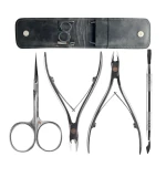 Набор инструментов OLTON (Графит) (накожницыS+кусачкиXS+ножницы100мм+топорик/лопатка)