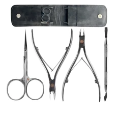 Набор инструментов OLTON (Графит) (накожницыS+кусачкиXS+ножницы100мм+топорик/лопатка)