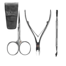 Набор инструментов OLTON (Графит) (накожницы M+ножницы 100мм+топорик лопатка)