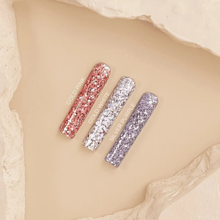 Гель для дизайну  Heylove COIN GEL 5 г (001 Gold White)