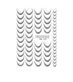 Слайдер Navinails із білою підкладкою/об'ємною фольгою Max (SB-129 silver)