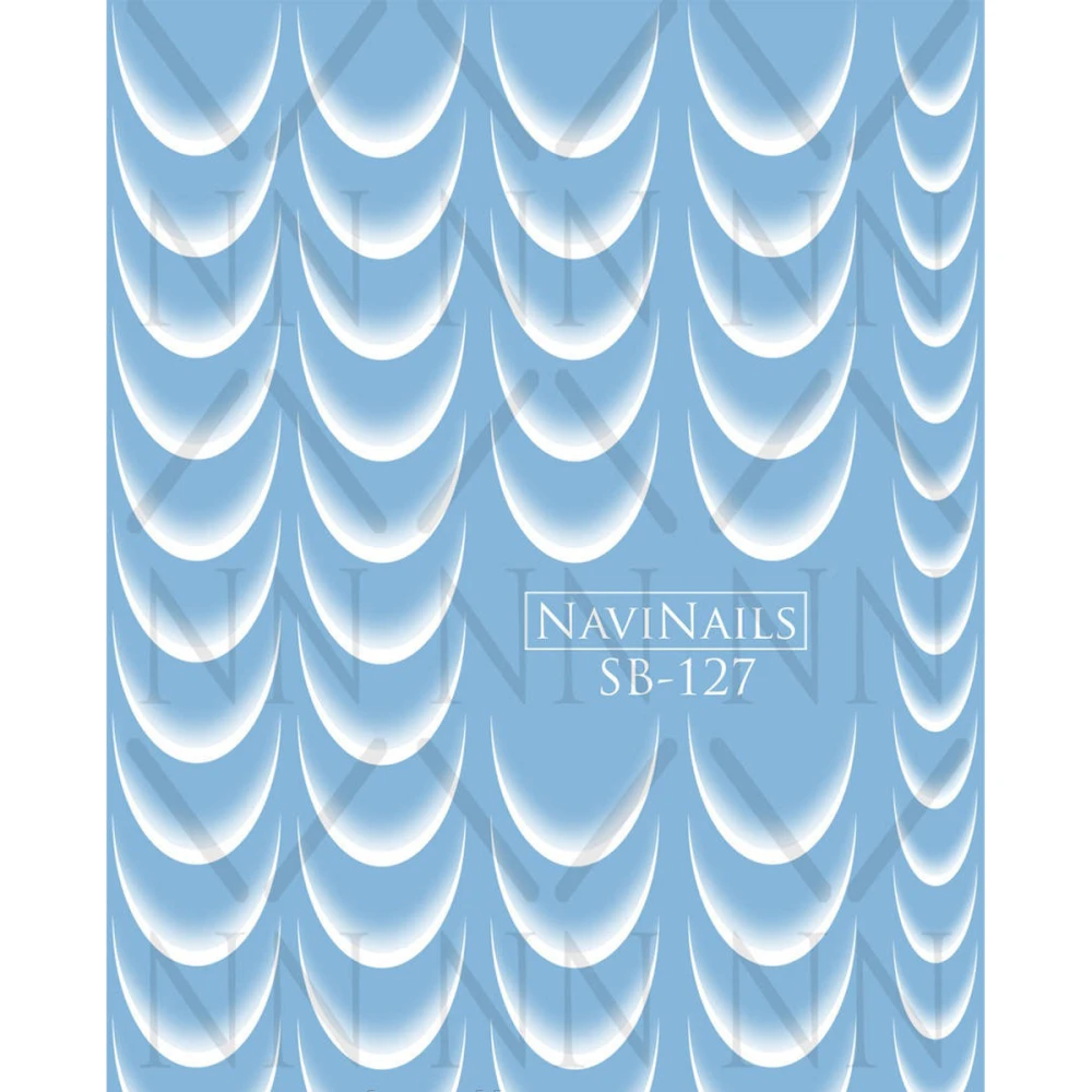 Слайдер DreamNails с белой подкладкой объемной фольгой Max (SB-127)