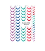 Слайдер Navinails із білою підкладкою/об'ємною фольгою Max (SB-134)