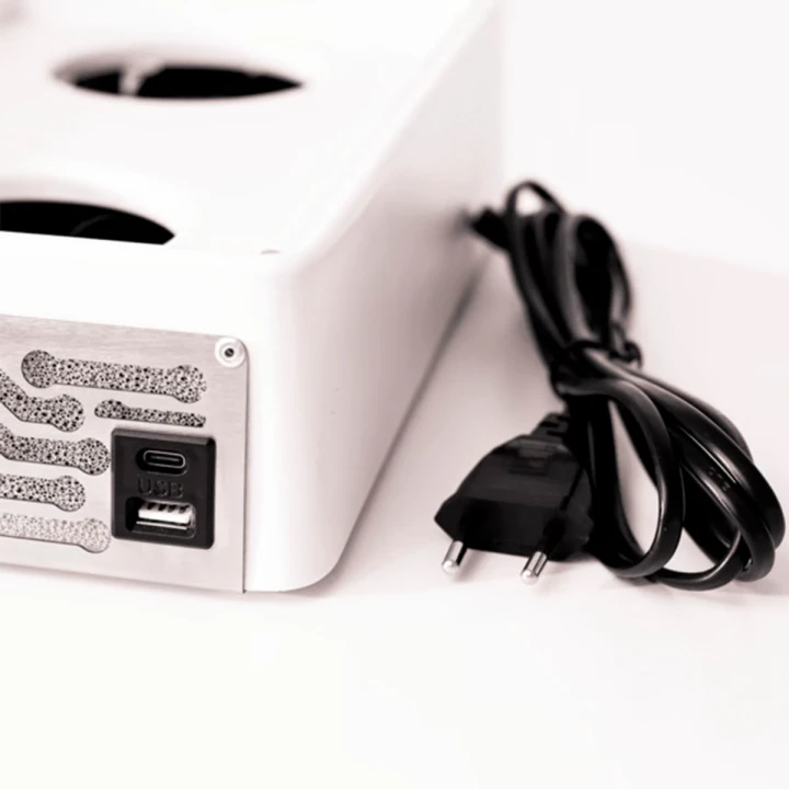 Витяжка для манікюру та педикюру настільна Nano (Біла)