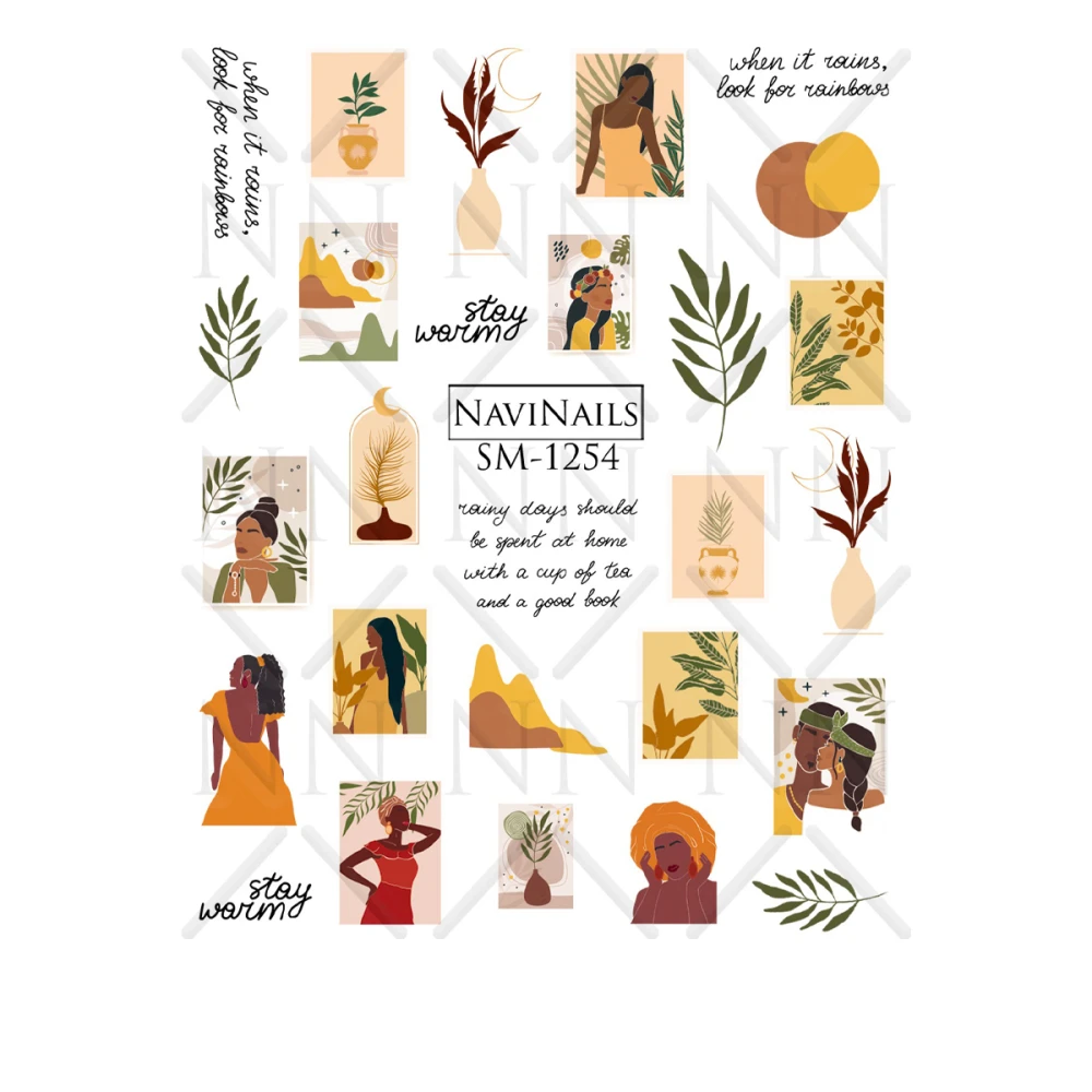 Слайдер Navinails с белой подкладкой (SM-1254)