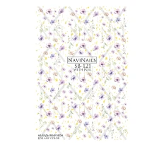 Слайдер Navinails із білою підкладкою/об'ємною фольгою Max (SB-121 gold)