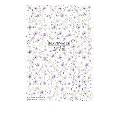 Слайдер Navinails с белой подкладкой/объемной фольгой Max (SB-121 silver)