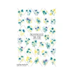 Слайдер Navinails із білою підкладкою об'ємною фольгою Max (SB-132 gold)