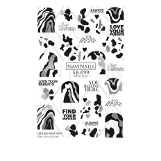 Слайдер Navinails с белой подкладкой/объемной фольгой Max (SB-099 silver)