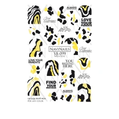 Слайдер Navinails с белой подкладкой/объемной фольгой Max (SB-099 gold)