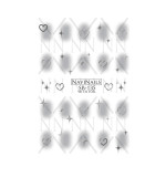 Слайдер Navinails с белой подкладкой объемной фольгой Max (SB-135 silver)