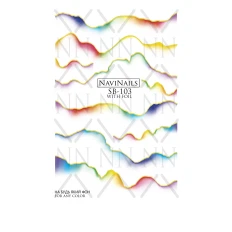 Слайдер Navinails с белой подкладкой объемной фольгой Max (SB-103 gold)
