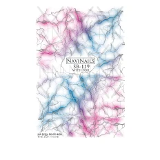 Слайдер Navinails с белой подкладкой/объемной фольгой Max (SB-119 silver)