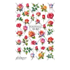 Слайдер Navinails із білою підкладкою об'ємною фольгою Max (SB-005)