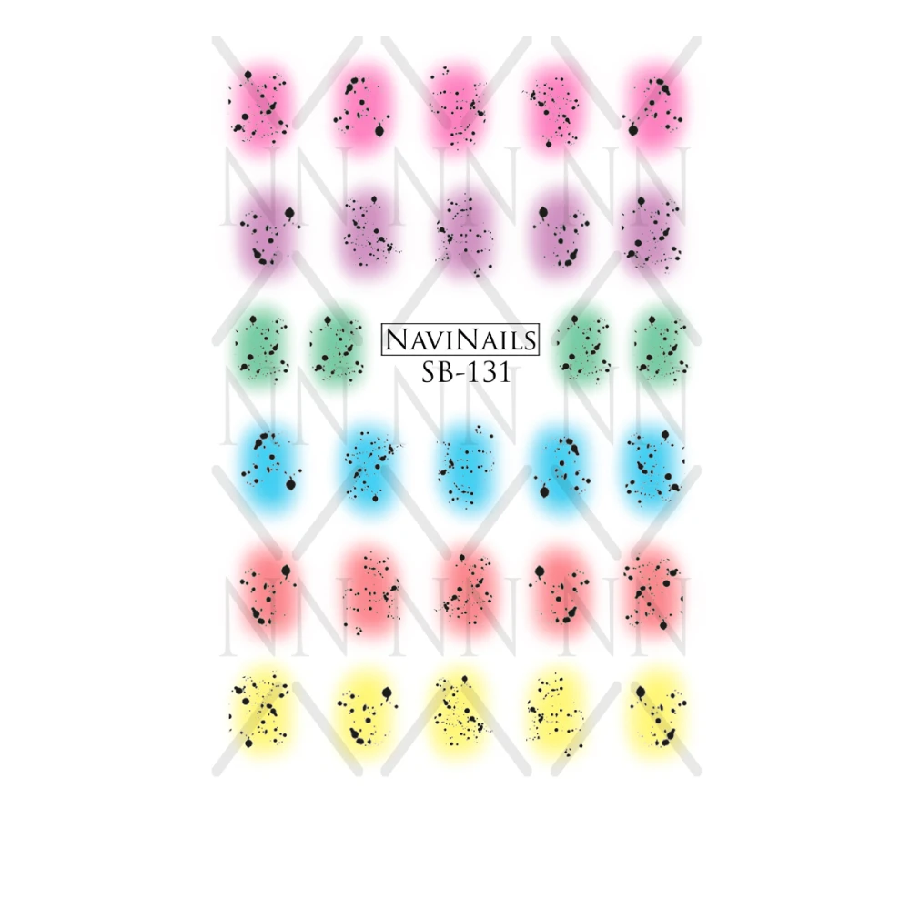 Слайдер Navinails с белой подкладкой объемной фольгой Max (SB-131)