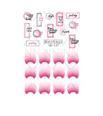 Слайдер Navinails с белой подкладкой объемной фольгой Max (SB-137)