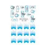 Слайдер Navinails с белой подкладкой объемной фольгой Max (SB-138)