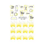 Слайдер Navinails с белой подкладкой объемной фольгой Max (SB-140)