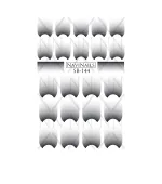 Слайдер Navinails с белой подкладкой объемной фольгой Max (SB-144)