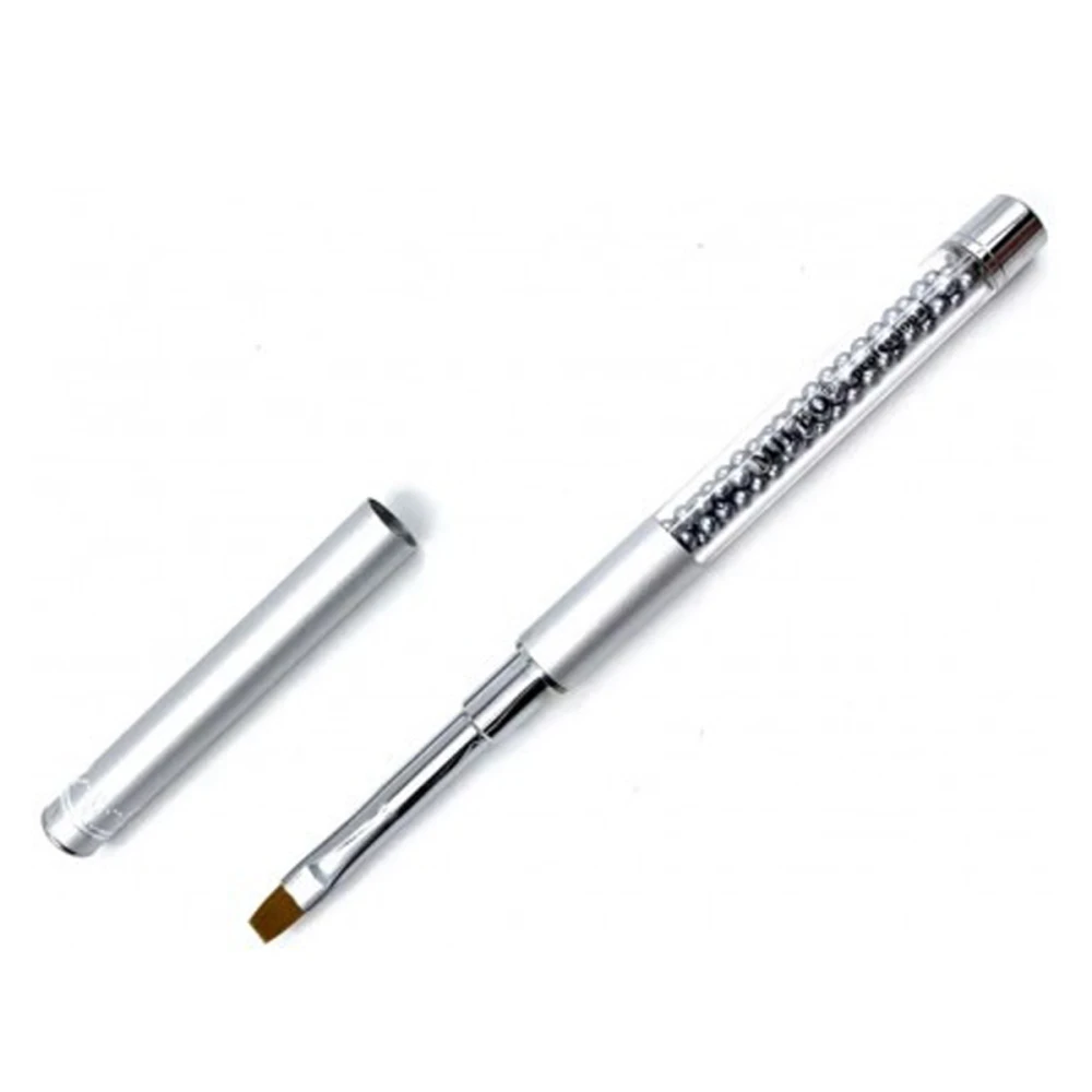 Пензлик для гелю прямий ручка бісер Professional (№4)