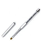 Кисть для геля язычок ручка бисер Professional (№4)