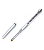 Кисть для геля язычок ручка бисер Professional (№8)