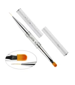 Кисть для геля двухсторонняя + лайнер Professional (№6)