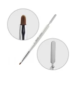Кисточка язычок для акригеля + лопатка (№2)