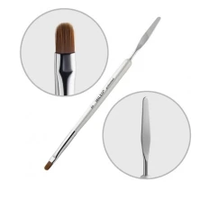 Пензлик язичок для акригелю + лопатка (№6)