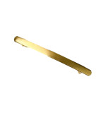 Шпилька-автомат тонкий гладкий овал золото 10 см