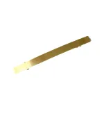 Шпилька-автомат тонкий гладкий прямокутник золото 11 см