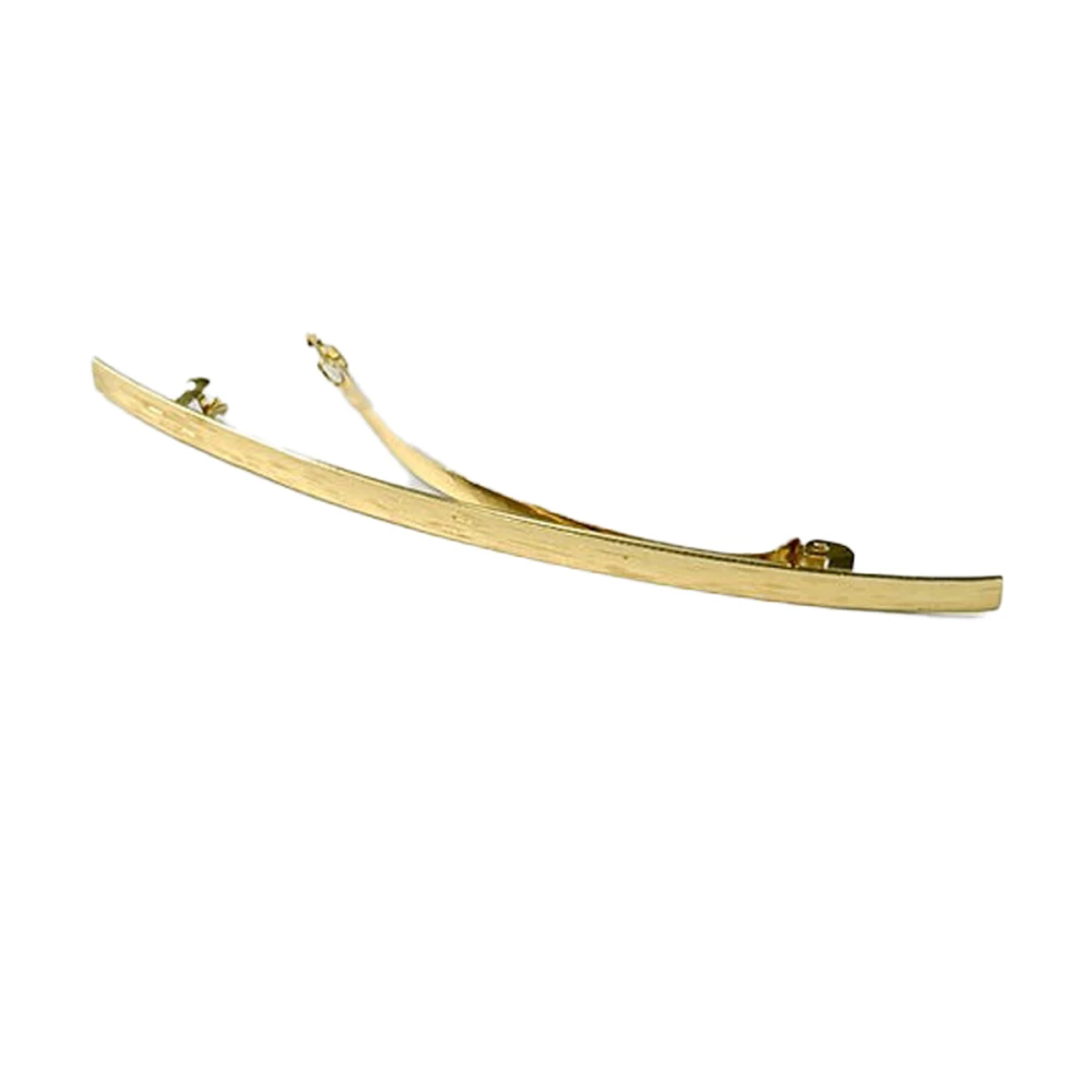 Шпилька-автомат тонка візерунок золото 12,5 см