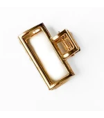 Краб бабочка прямоугольная золото 4 см