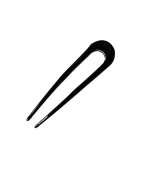 Тримач для волосся глянцевий чорного кольору 11 см