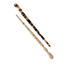 Тримач для волосся одинарний мрамор 17 см