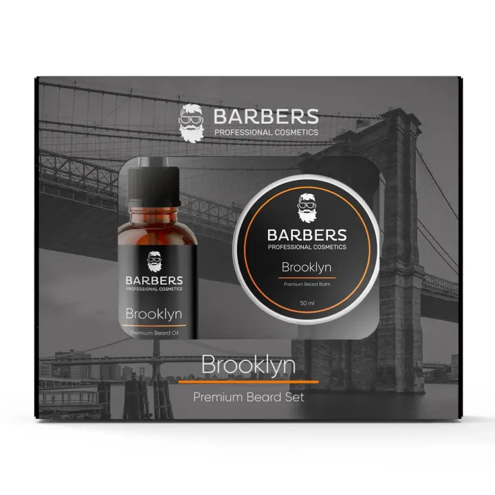 Набір для догляду за бородою Barbers 80 мл (Brooklyn)