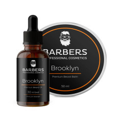 Набір для догляду за бородою Barbers 80 мл (Brooklyn)