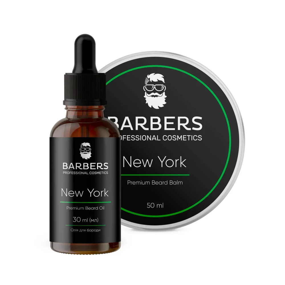 Набір для догляду за бородою Barbers 80 мл (New York)