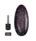 Гель лак Saga Fiery gel светоотражающий 8/9 мл (024 )