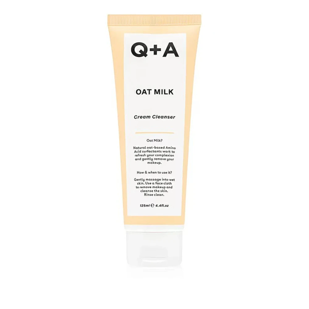 Средство кремовое очищающее с овсяным молочком Q+A Oat Milk Cream Cleanser 125 мл