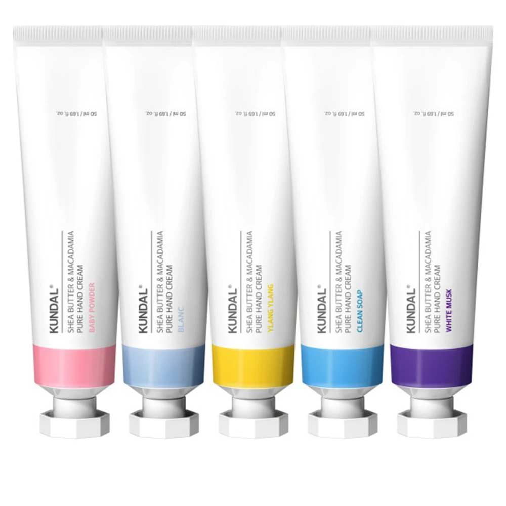 Набор кремов для рук  Kundal SHEA BUTTER & MACADAMIA PURE HAND CREAM MOONLIGHT EDITION