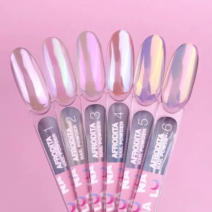 Набор втирок для ногтей LunaMoon Afrodita 6 штук