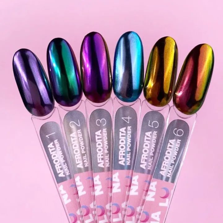 Набор втирок для ногтей LunaMoon Afrodita 6 штук