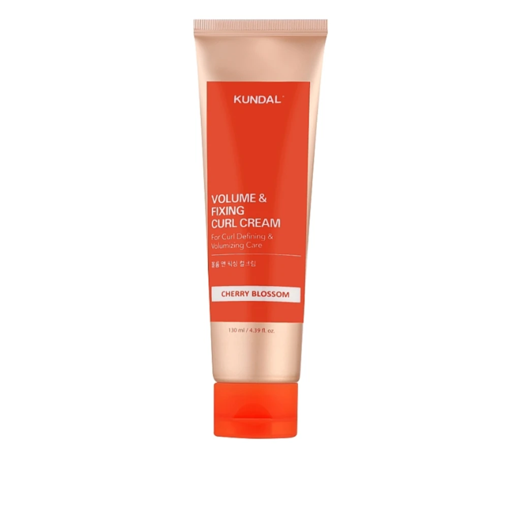 Крем для волосся фіксуючий завиток  Kundal Volume and Fixing Curl Cream (Cherry Blossom) 130 мл