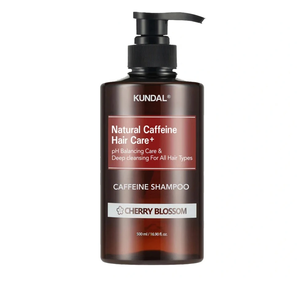 Шампунь Natural Caffeine & Intensive Scalp Care Shampoo (Cherry Blossom) 500 мл