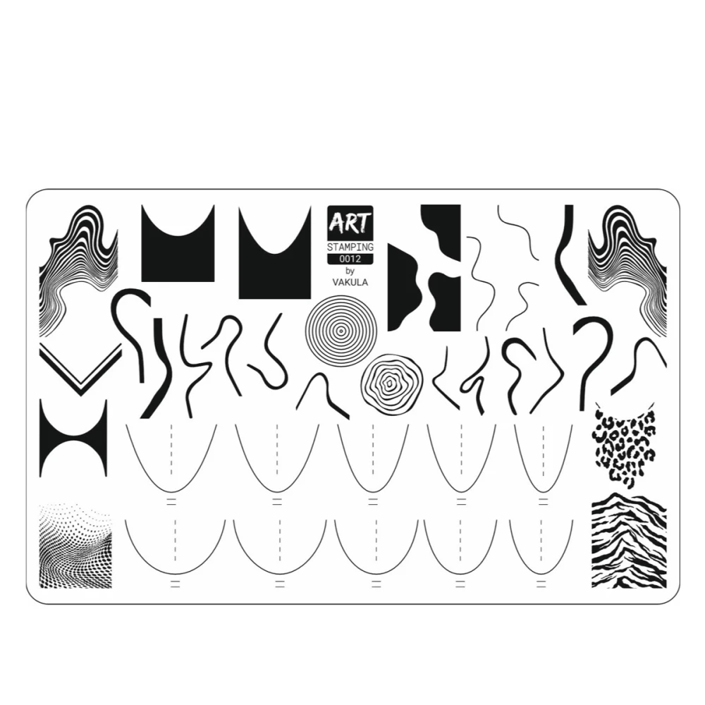 Пластина для стемпинга ART Stamping (0012)