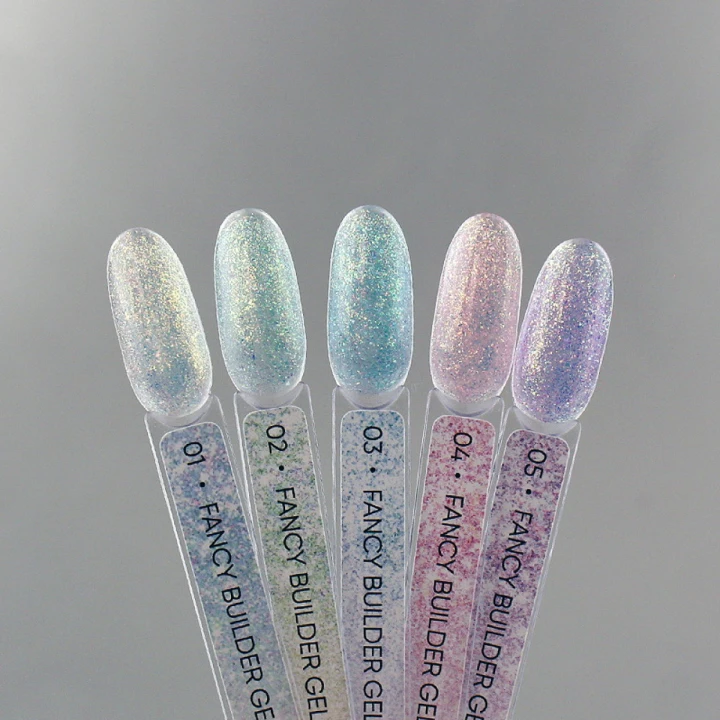 Биллдер-гель с эффектом хамелеона Jerden Proff Fancy Builder Gel 20мл (01)