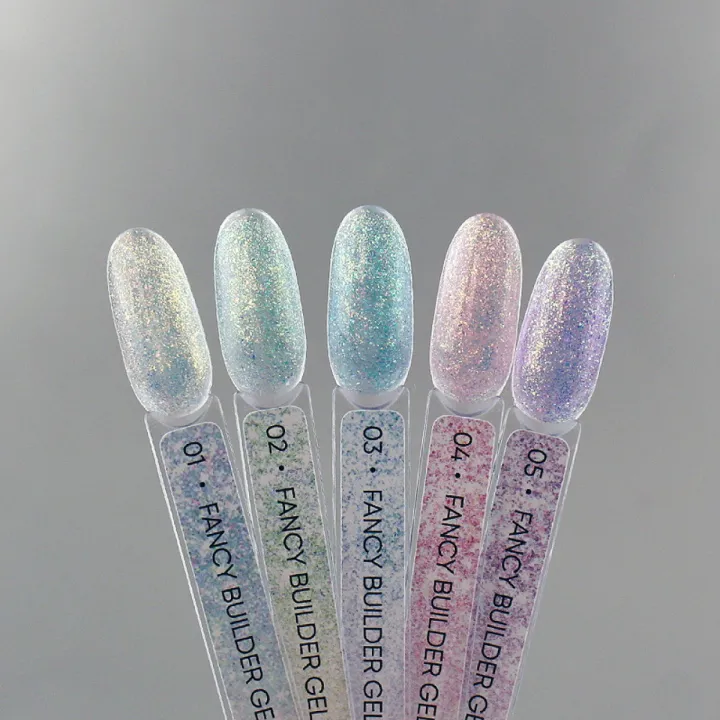 Биллдер-гель с эффектом хамелеона Jerden Proff Fancy Builder Gel 20мл (02)