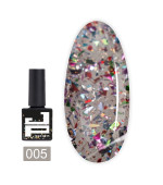 Закріплювач для гель-лаку з ефектом Blair Top Coat 10 мл (05)