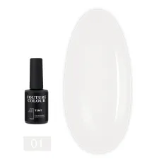 Топ без липкого слоя COUTURE Colour Tint Top Coat 9мл (01)